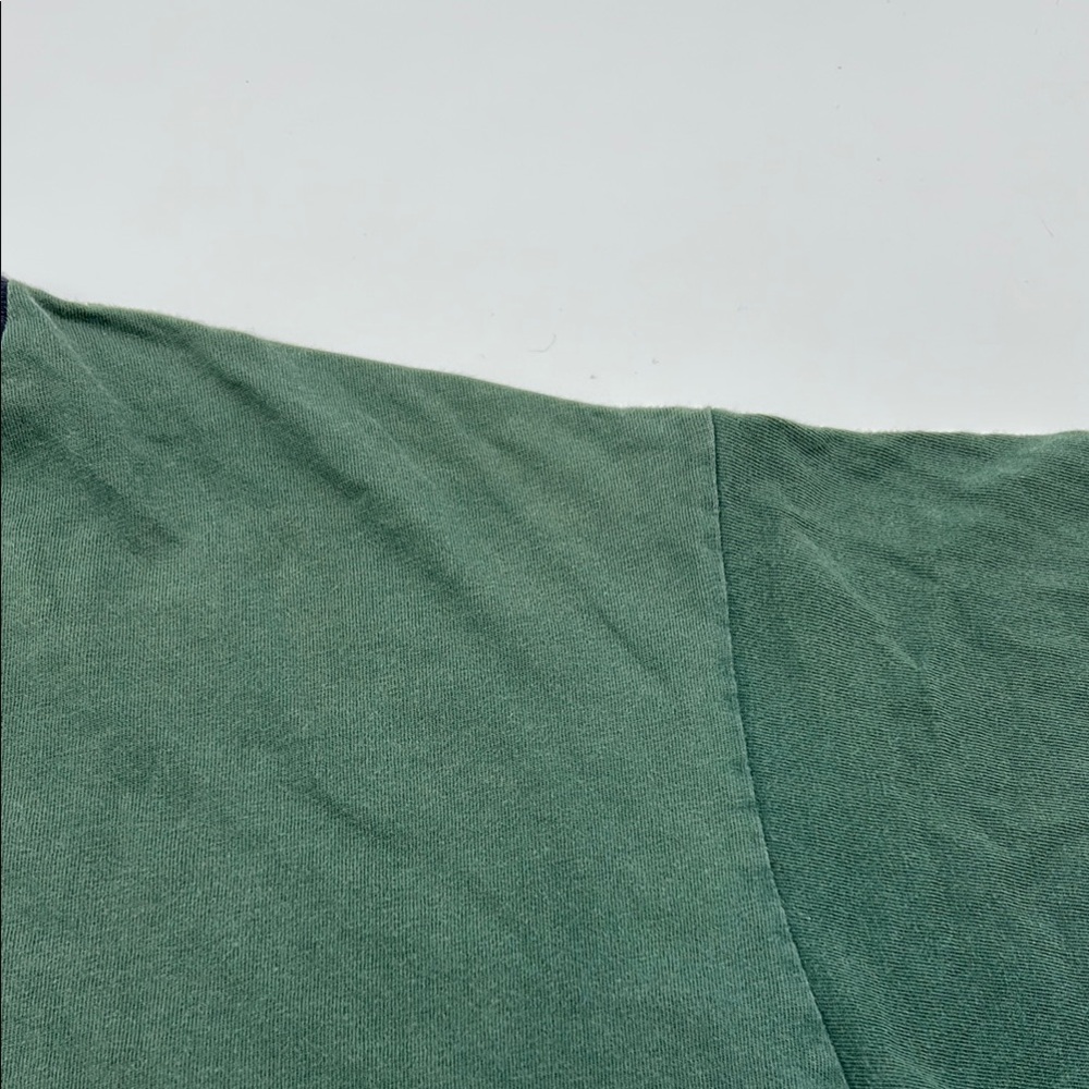 Vintage Polo Ralph Laurem Men's T Shirt XL Green Cotton Made In USA Short Sleeve - Picture 9 of 15